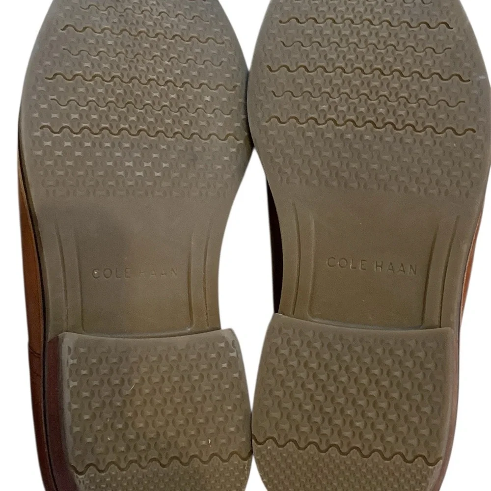 Cole Haan C30676  Grand Postman‎ Brown Leather Oxford Shoes 9 1/2 M